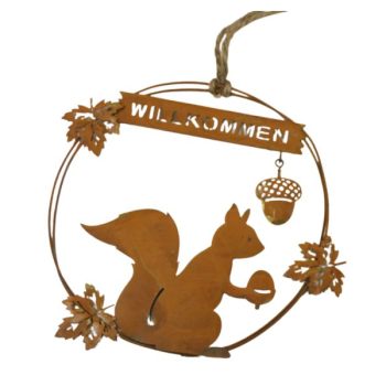 Eichhörnchen "Willkommen" Variante B